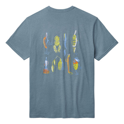 YETI Lures T-Shirt - Heather Navy