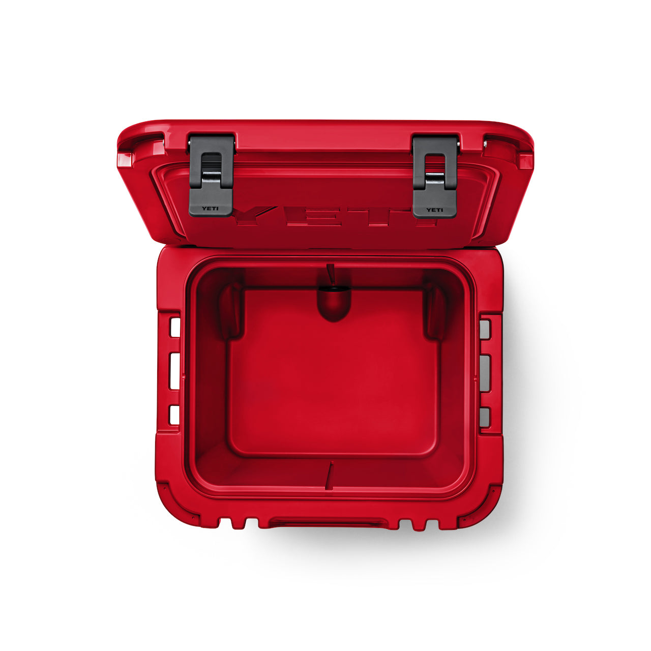 YETI Roadie 48 Wheeled Cool Box in rescue red top