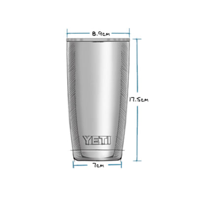 Yeti rambler best sale 20 oz white